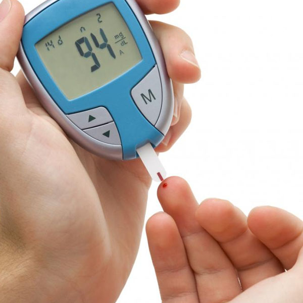 Blood sugar test.